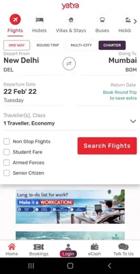 Compare Flights & Hotels Apps android App screenshot 1