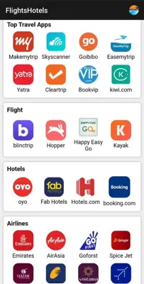 Compare Flights & Hotels Apps android App screenshot 5